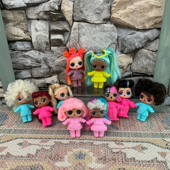 L.O.L. Surprise! Other - 2018 Full Set 10 LOL Surprise Doll Makeover #Hairgoal Series Ultra Rare Complete